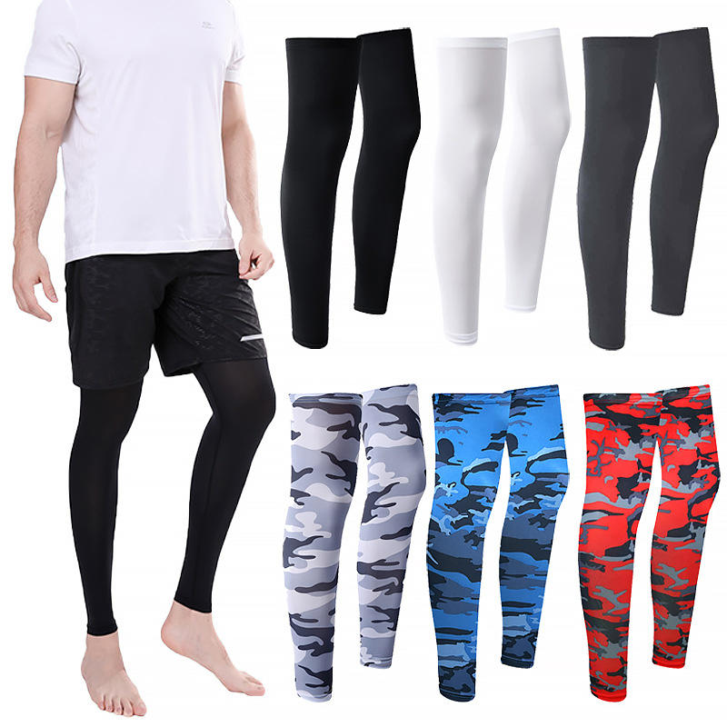 Cycle Gear - Sommer-Lauf- und Radfahr-Beinmanschetten aus Eisseide mit
