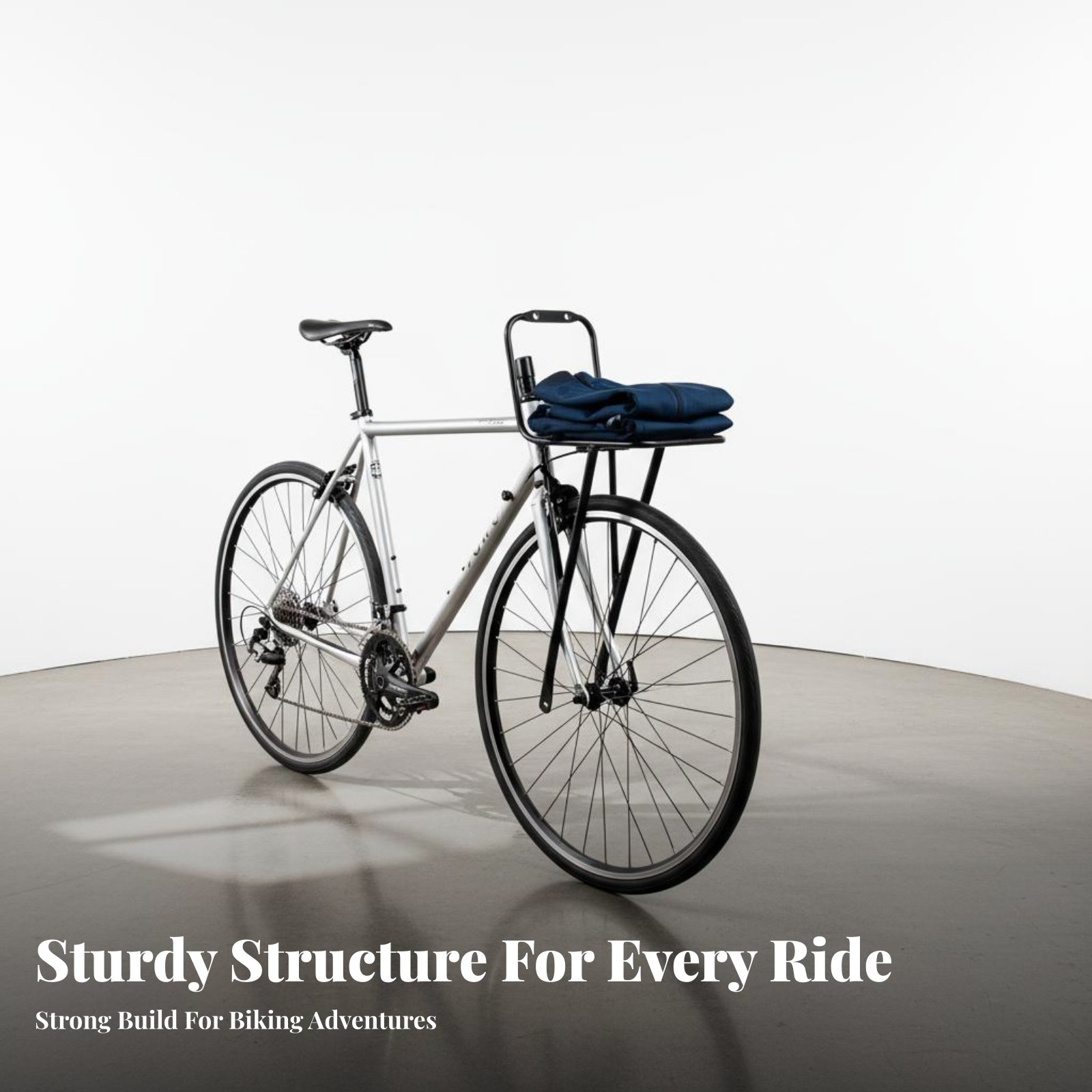 Bike Cargo Rack - Fahrrad-Gepäckträger vorne, leichter Aluminium-Frontgepäckträger, großes Fassungsvermögen,