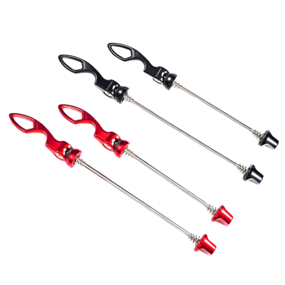 Quick Release Skewer - CNC-Schnellspanner-Set für Vorder- und Hinterradnabenräder, QR-Aluminiumlegierung,