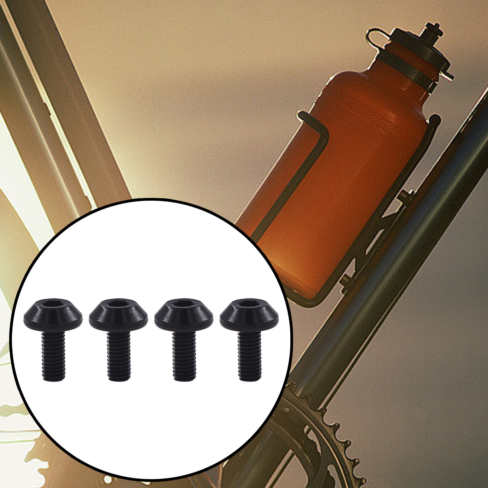 Xc Mtb Gear - 4Pcs Fahrrad Wasser Flasche Käfig Bolzen