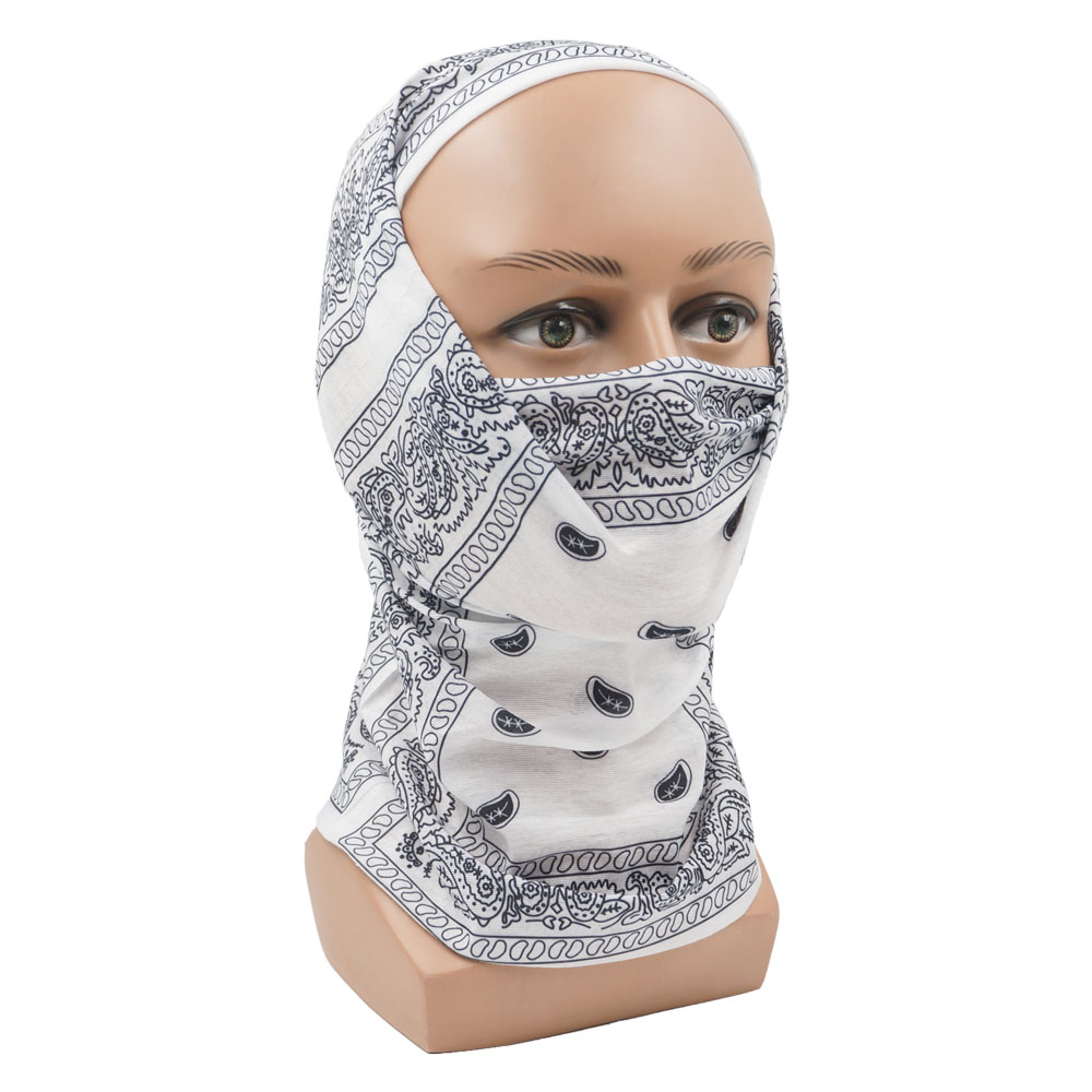 Weiß Paisley Neck Gater Tube M – Cycling Gear Black Bewertung und Preis