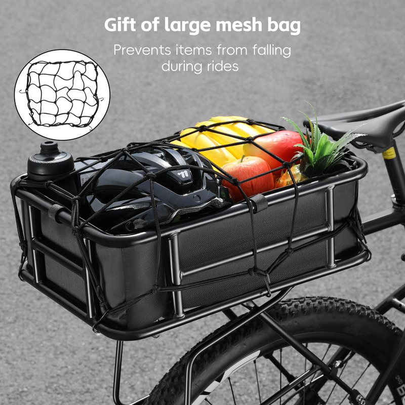 Großer Fahrrad-Heckkorb mit Sc – Bike Cargo Rack Bewertung und Preis