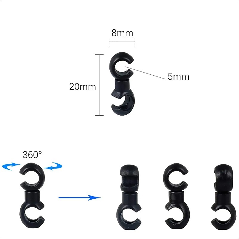 Drehbare MTB-Bremskabel-Clips  – Cycling Gear Guide Bewertung und Preis
