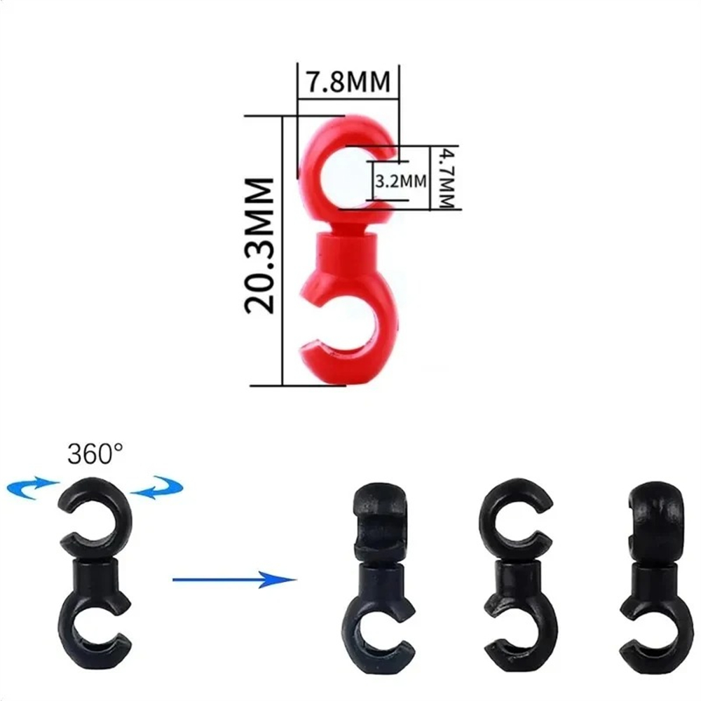 10 Stück drehbare S-förmige Fa – Cycling Gear Guide Bewertung und Preis