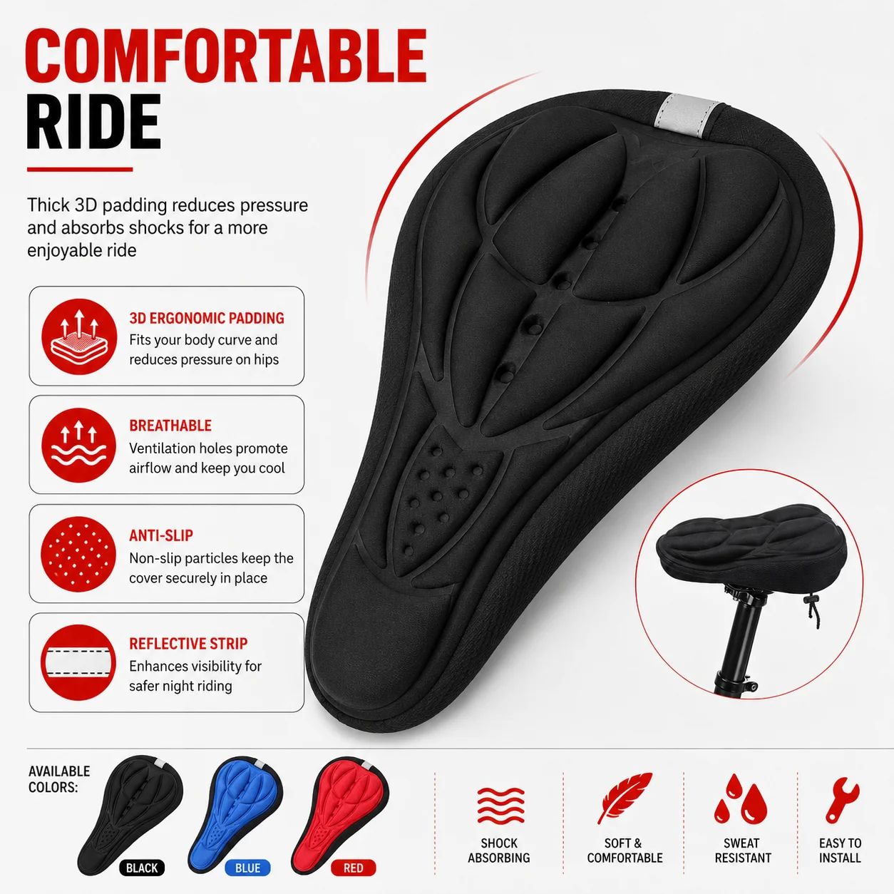 3D weich schaumstoffgepolstert – Xc Mtb Gear Bewertung und Preis