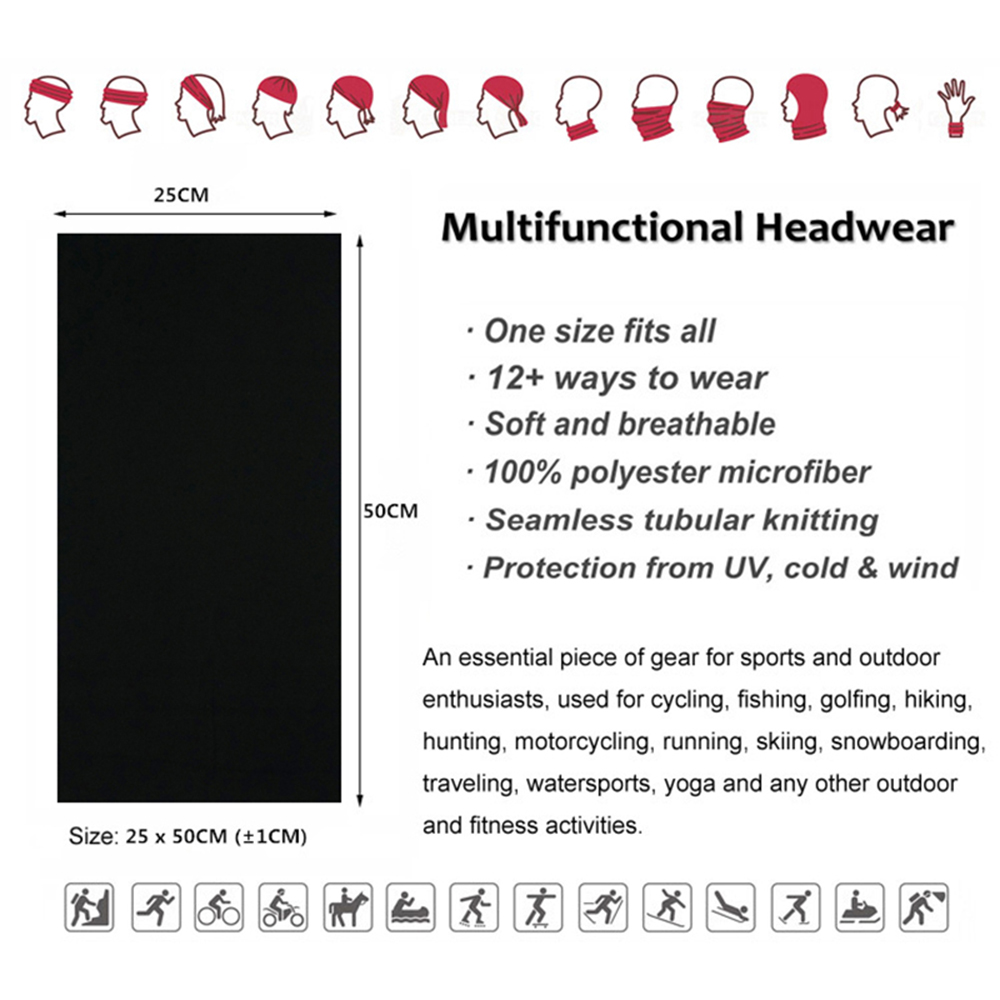 Nahtlose einfarbige Bandanas f – Cycle Gear Bewertung und Preis