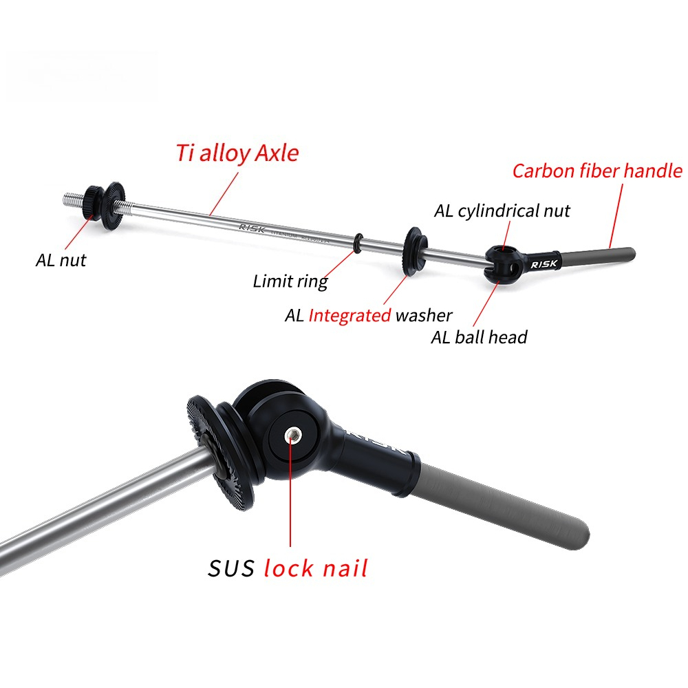 Titan-Schnellspanner mit Carbo – Quick Release Skewer Bewertung und Preis