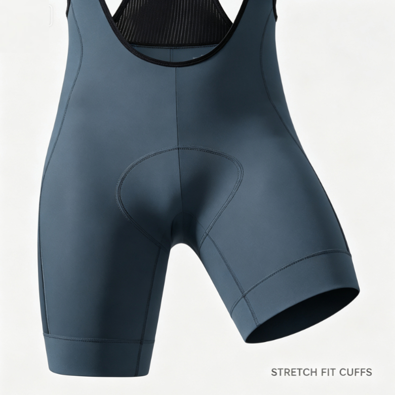 Graublaue Radsport-Trägerhose  – Cycling Gear Black Bewertung und Preis