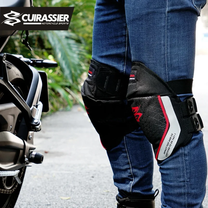 Herren Motorrad Reiten Kniesch – Cycling Gear Black Bewertung und Preis